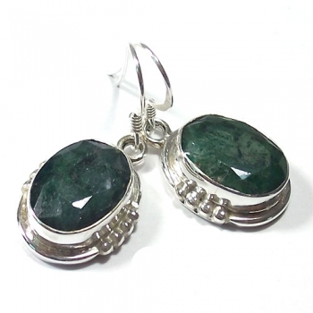 Everyday wear casual green quartz drop earrings